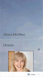 Mobile Screenshot of alisonmcghee.com